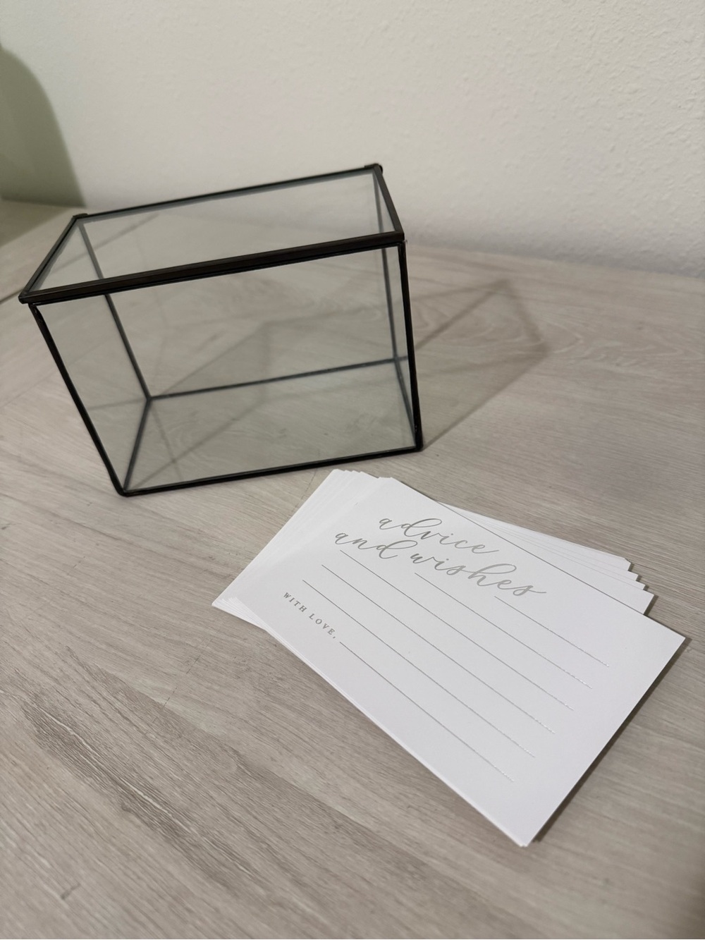 Wedding Decor! Advice and Wishes Guest Book Alternative!